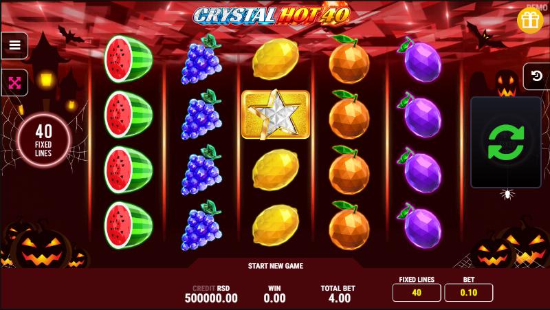 Crystal Hot 40 Halloween