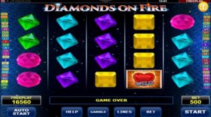 Diamonds On Fire demo play free 2