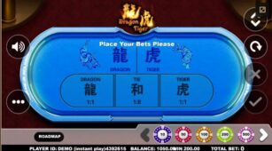 Dragon Tiger (Aiwin Games) demo play free 1