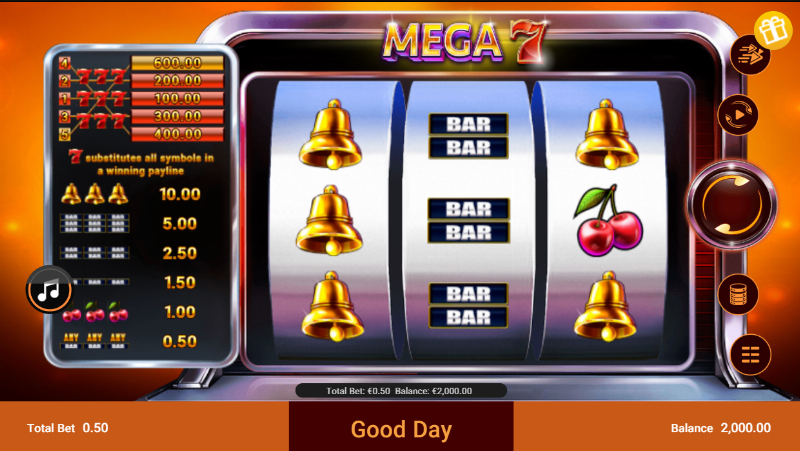 Mega 7 (Spadegaming)