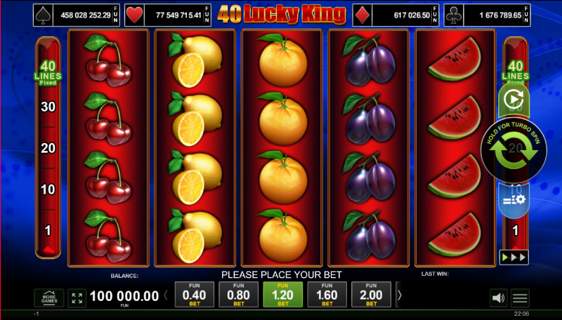 40 Lucky King