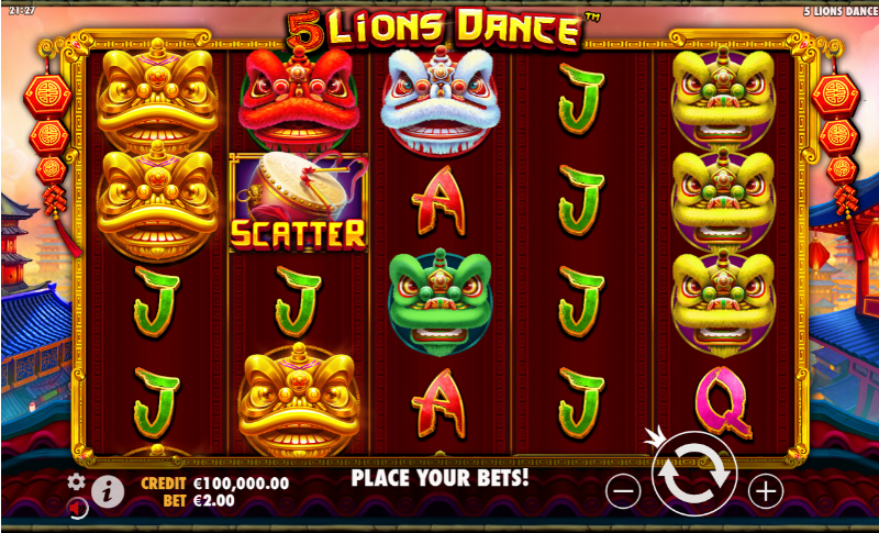 5 Lions Dance (Pragmatic Play)