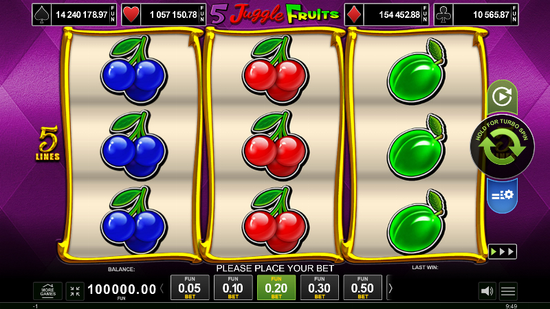 5 Juggle Fruits