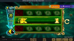 All That Cash Power Bet demo play free 3