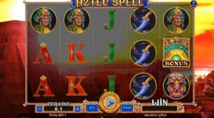 Aztec Spell 10 Lines demo play free 3