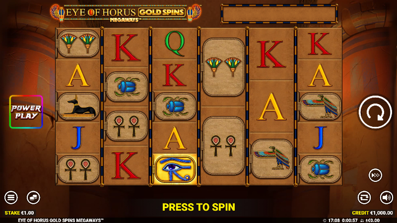 Eye Of Horus Gold Spins Megaways