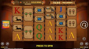 Eye Of Horus Gold Spins Megaways demo play free 0