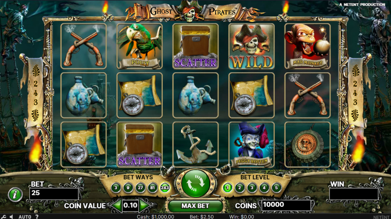Ghost Pirates (Netent)