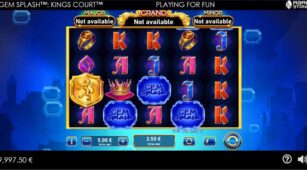 Kings Court Gem Splash demo play free 0