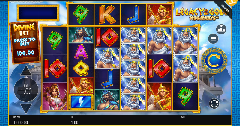 Legacy Of The Gods Megaways