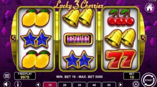 Lucky 3 Cherries demo play free 2