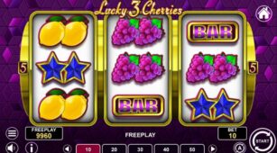 Lucky 3 Cherries demo play free 3