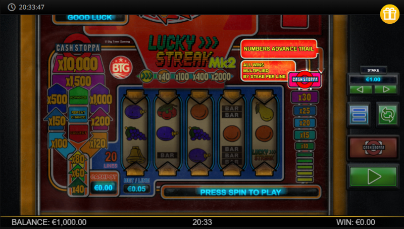 Lucky Streak Mk2
