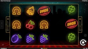 Neon Fruit Cityscape demo play free 3