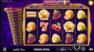 Respin Fruits demo play free 0
