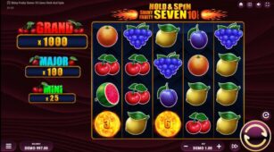 Shiny Fruity Seven 10 Lines Hold And Collect demo play free 2