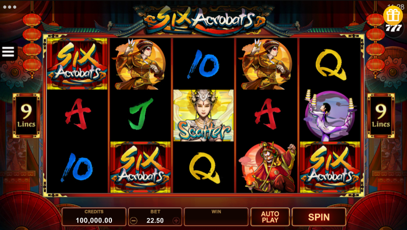 Six Acrobats
