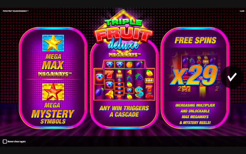 Triple Fruit Deluxe Megaways