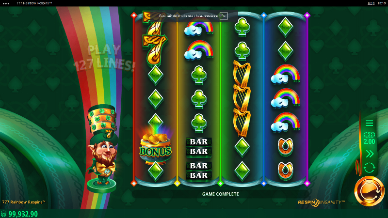 777 Rainbow Respins