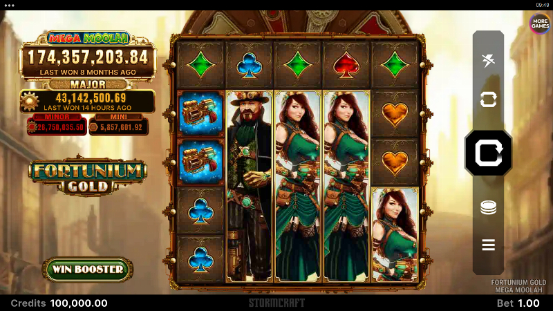 Fortunium Gold Mega Moolah