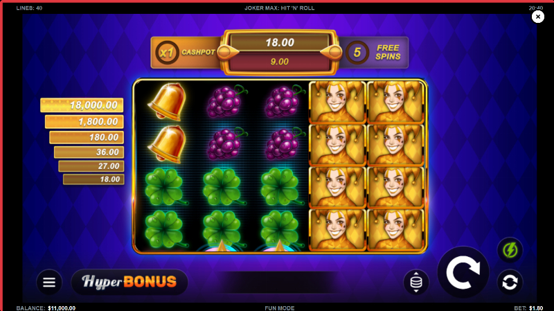 Joker Max: Hit ‘N’ Roll