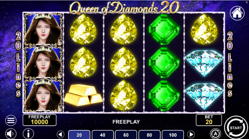 Queen Of Diamonds 20