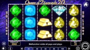 Queen Of Diamonds 20 demo play free 1