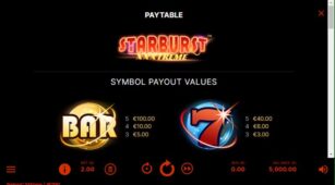 Starburst Xxxtreme demo play free 0