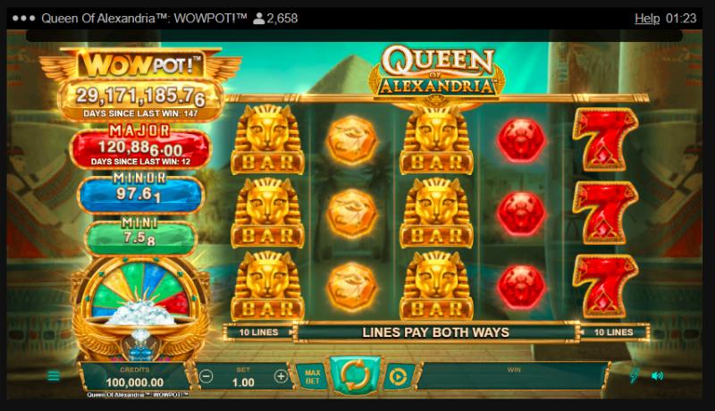 Queen Of Alexandria Wowpot