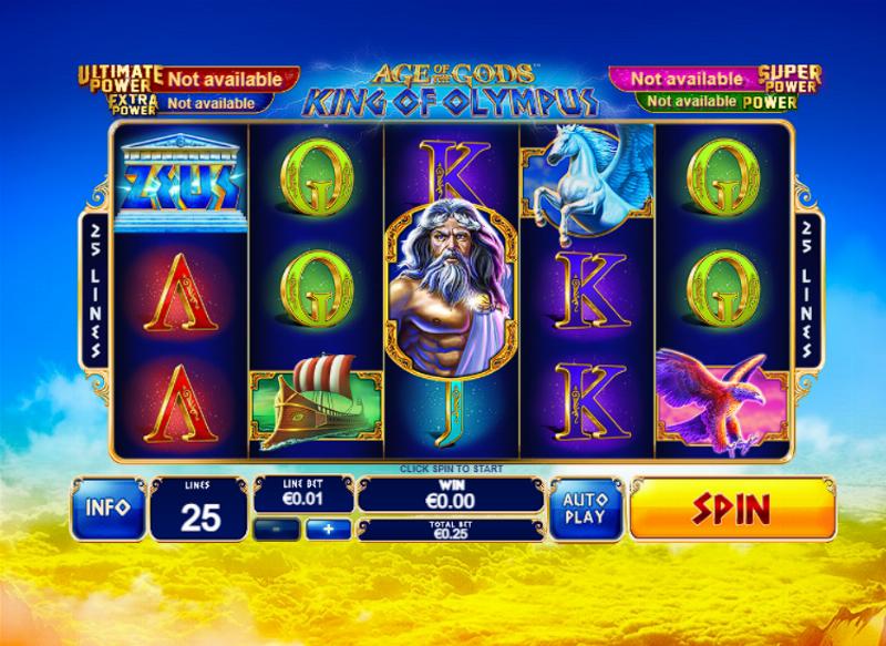 Age Of The Gods King Of Olympus Megaways