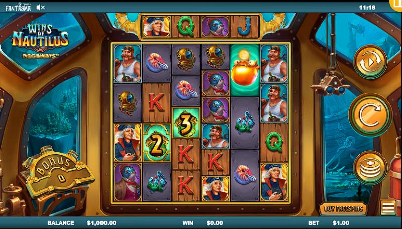 Wins Of Nautilus Megaways