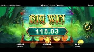 Fire Blaze: Green Wizard max win video 0
