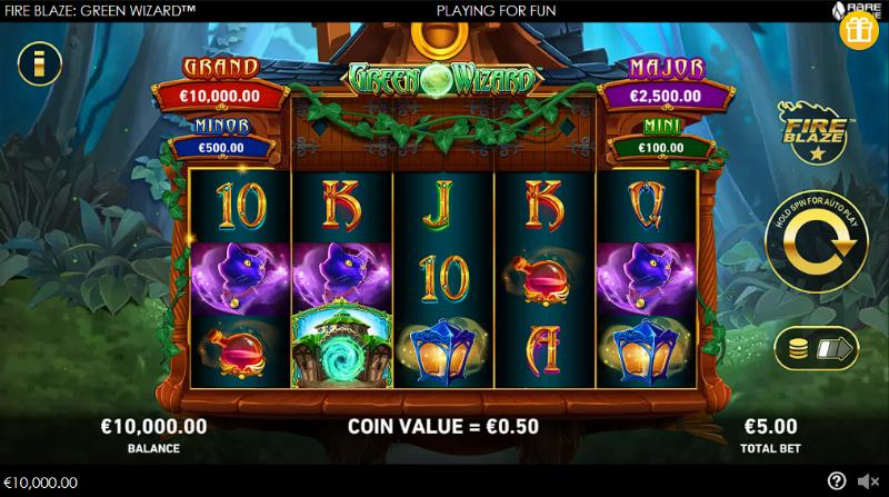 Fire Blaze: Green Wizard