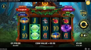 Fire Blaze: Green Wizard demo play free 2