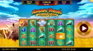 Raging Rhino Rampage demo play free 1