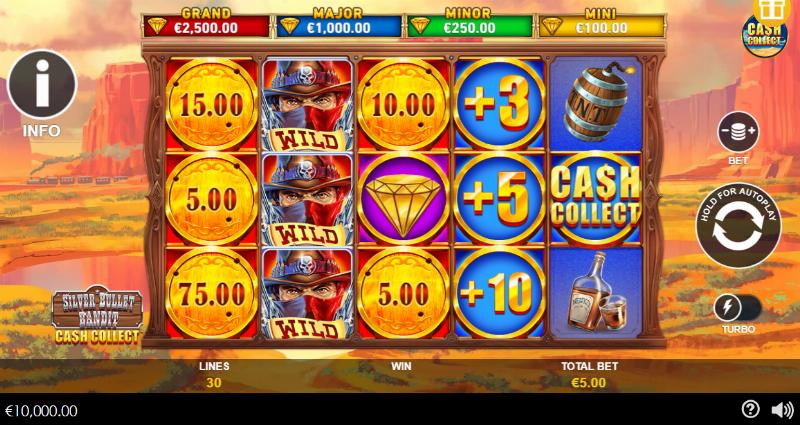 Cash Collect Silver Bullet Bandit
