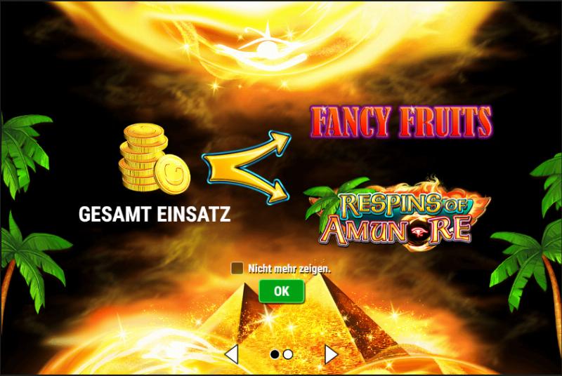 Fancy Fruits Respins Of Amun-Re