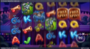 Respin Circus demo play free 3