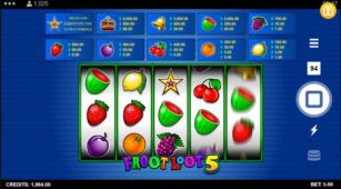 Froot Loot 5-Line demo play free 2