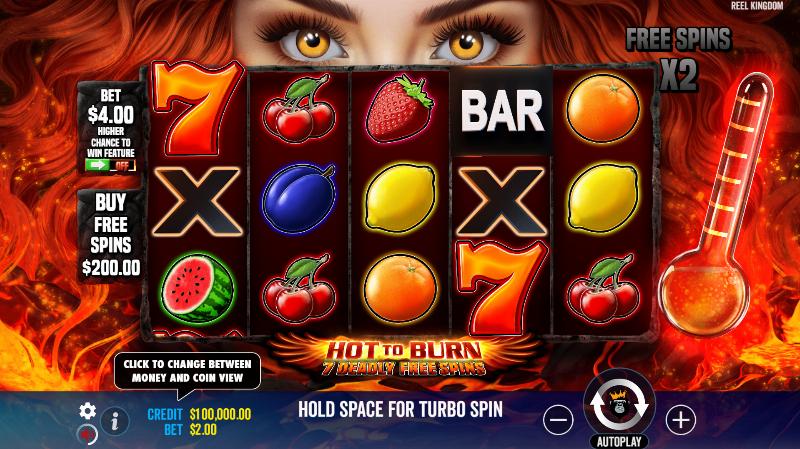Hot To Burn 7 Deadly Free Spins
