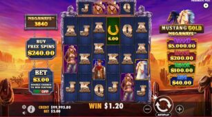 Mustang Gold Megaways demo play free 3