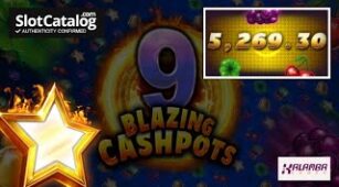 9 Blazing Cashpots max win video 1