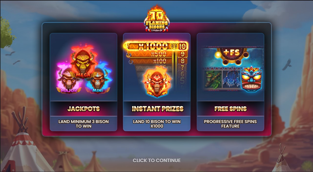 10 Flaming Bisons