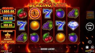 Blazing Cash demo play free 3