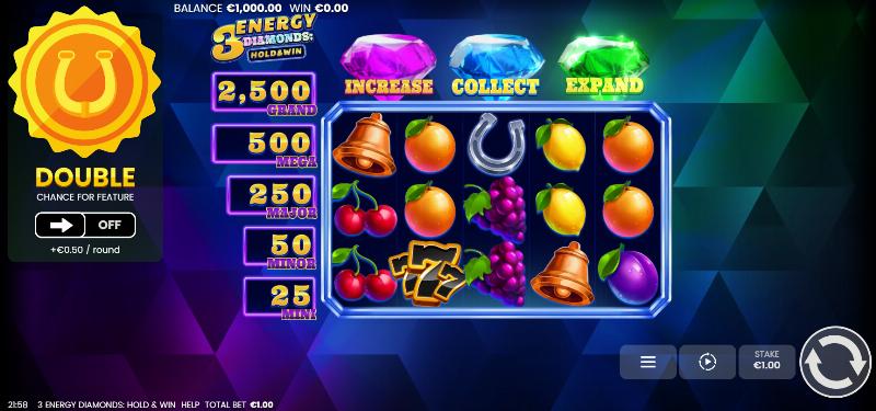 3 Energy Diamonds