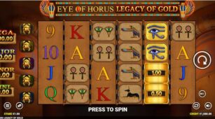 Eye Of Horus Legacy Of Gold demo play free 0