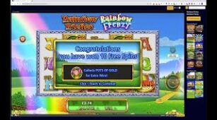 Rainbow Riches Rainbow Frenzy max win video 0