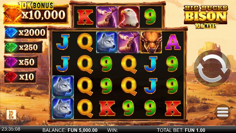 Big Bucks Bison 10K Ways