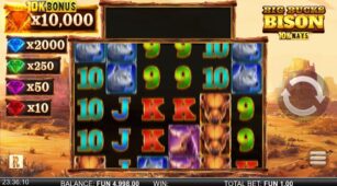 Big Bucks Bison 10K Ways demo play free 2
