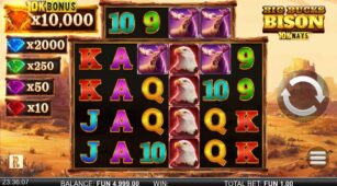 Big Bucks Bison 10K Ways demo play free 3